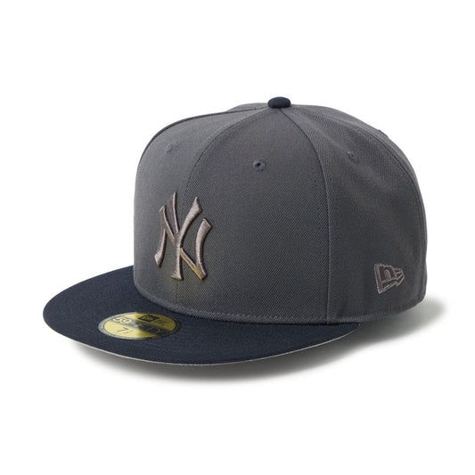 NEW ERA New York Yankees - 59FIFTY Tonal Logo DARK GRAPHITE/NAVY【14745145】
