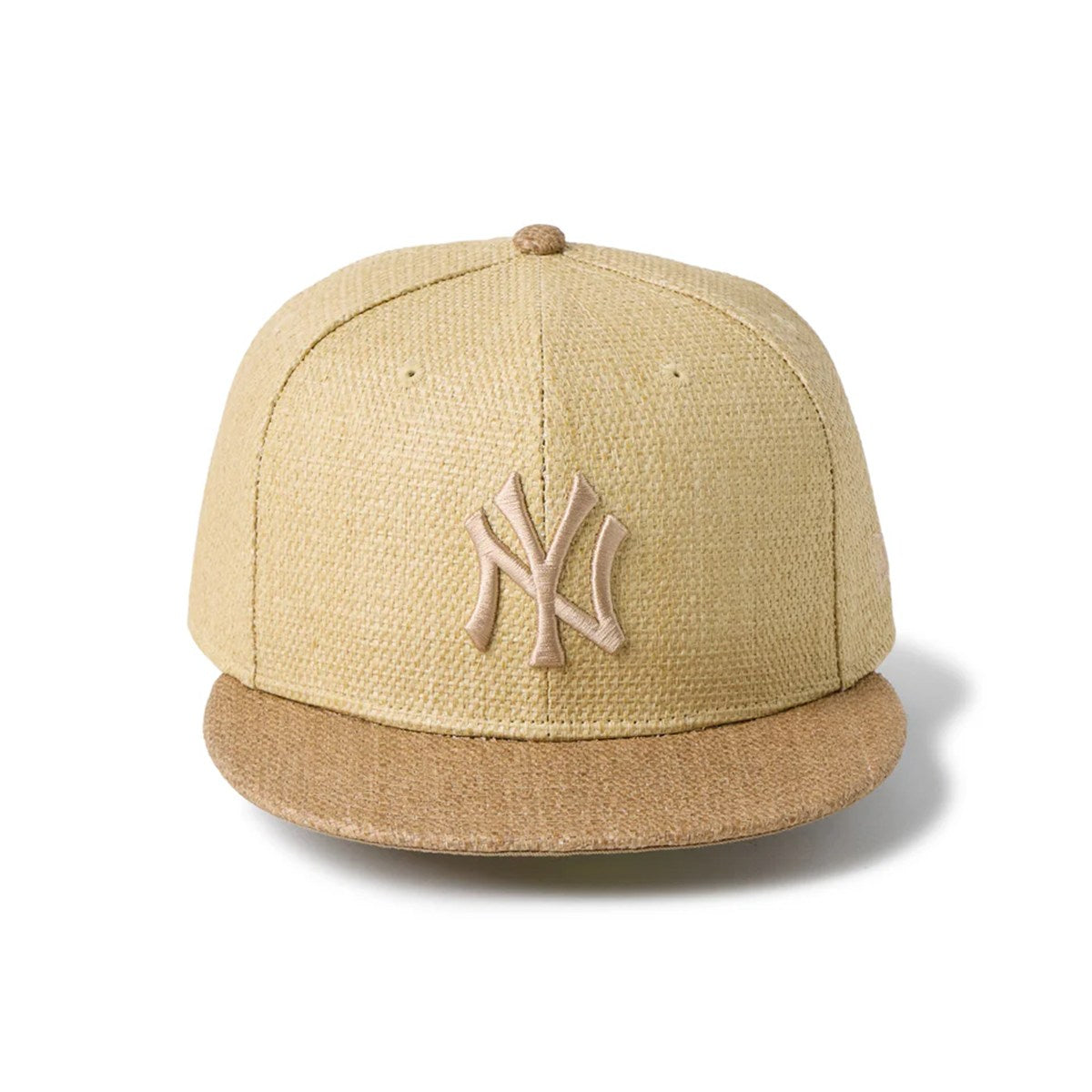 NEW ERA - New York Yankees 59FIFTY Paper Straw NATURAL/KHAKI【14745147】