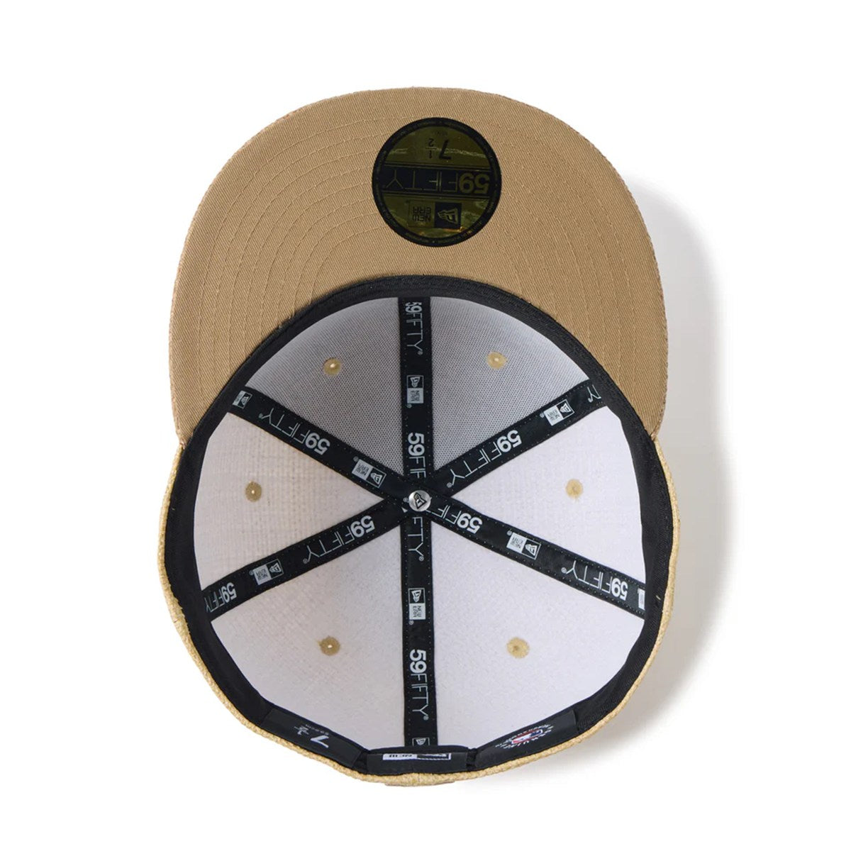 NEW ERA - New York Yankees 59FIFTY Paper Straw NATURAL/KHAKI【14745147】
