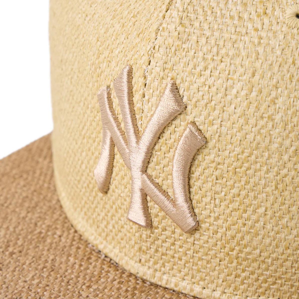 NEW ERA - New York Yankees 59FIFTY Paper Straw NATURAL/KHAKI【14745147】