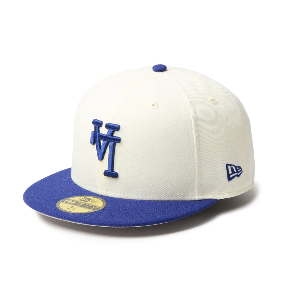 NEW ERA Los Angeles Dodgers - 59FIFTY 59FIFTY MLB Upside Down CHROME WHITE/DARK ROYAL 【14745160】