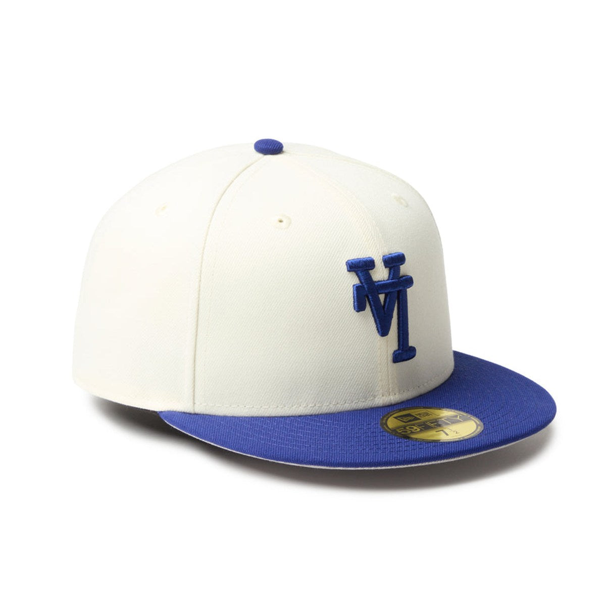 NEW ERA Los Angeles Dodgers - 59FIFTY 59FIFTY MLB Upside Down CHROME WHITE/DARK ROYAL 【14745160】