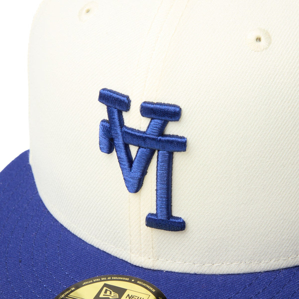 NEW ERA Los Angeles Dodgers - 59FIFTY 59FIFTY MLB Upside Down CHROME WHITE/DARK ROYAL 【14745160】