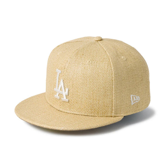 NEW ERA - Los Angeles Dodgers 59FIFTY Paper Straw NATURAL【14745165】