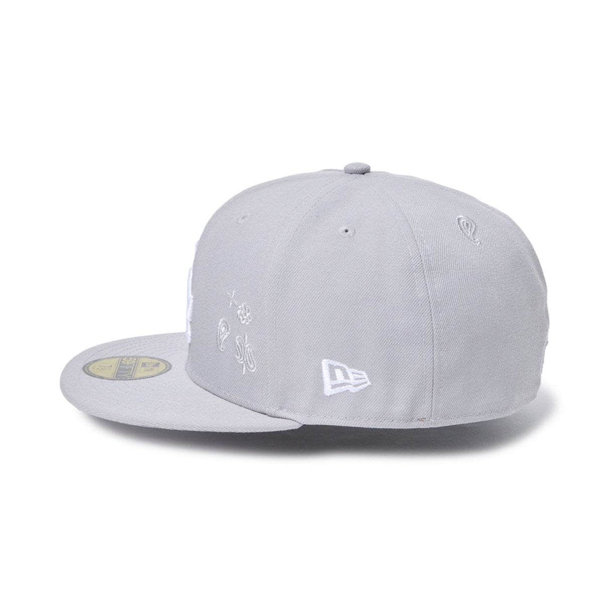 NEW ERA Los Angeles Dodgers - 59FIFTY Paisley Embroidery GRAY 【14745167】