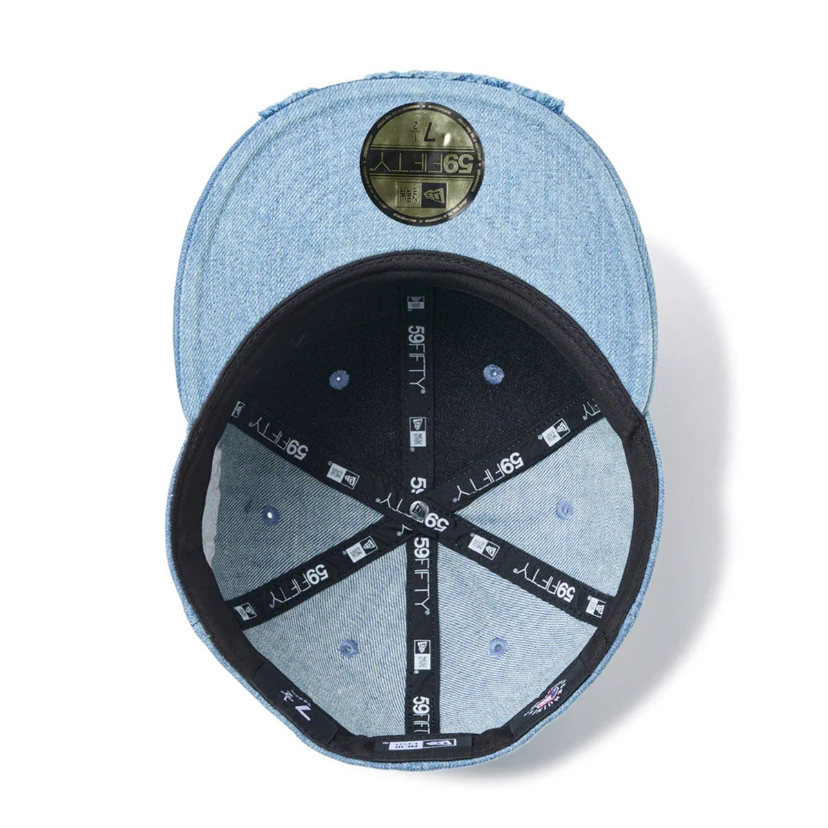 NEW ERA Los Angeles Dodgers - 59FIFTY MLB Damaged Denim WASHED DENIM【14745174】