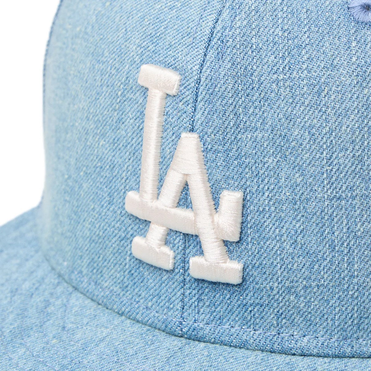 NEW ERA Los Angeles Dodgers - 59FIFTY MLB Damaged Denim WASHED DENIM【14745174】