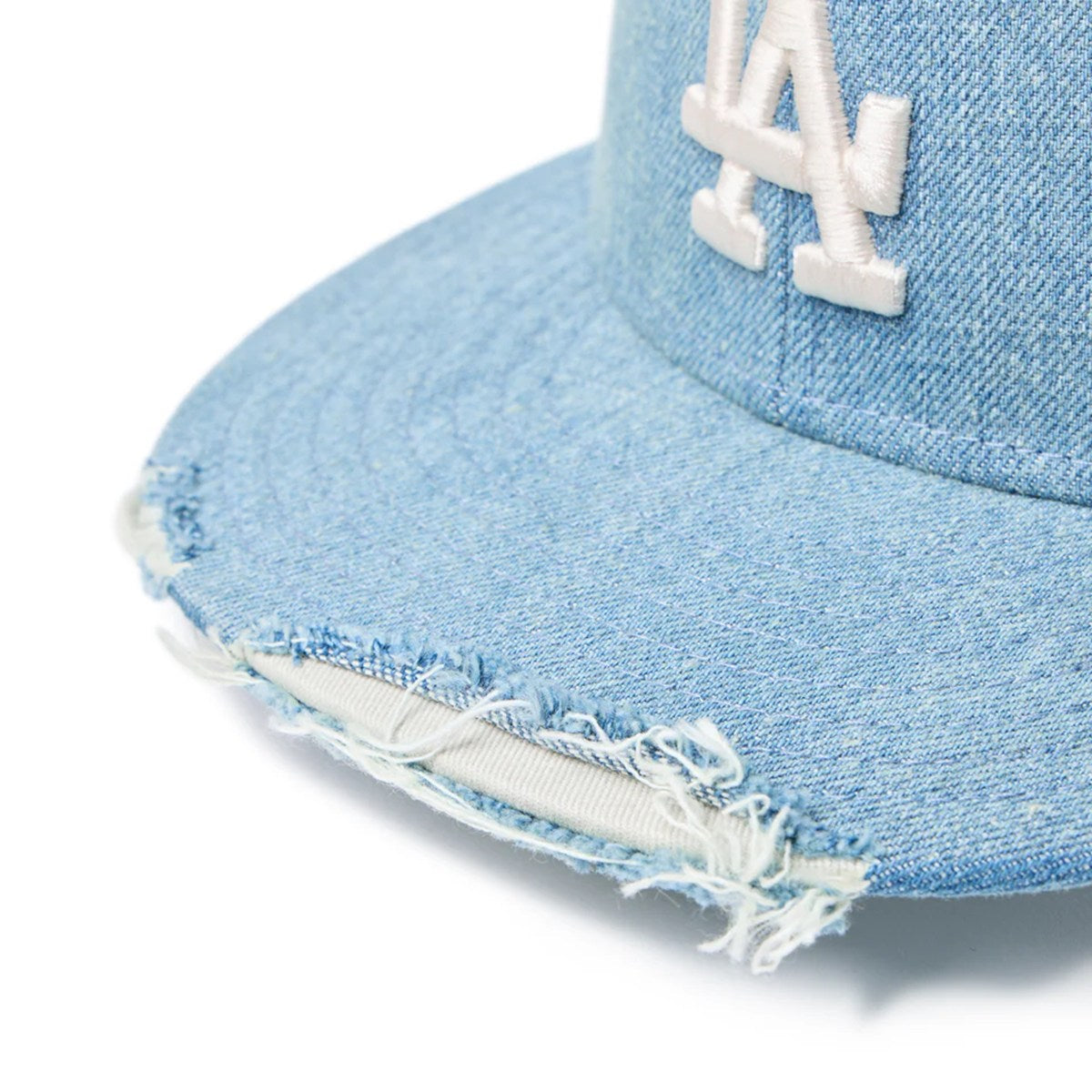 NEW ERA Los Angeles Dodgers - 59FIFTY MLB Damaged Denim WASHED DENIM【14745174】