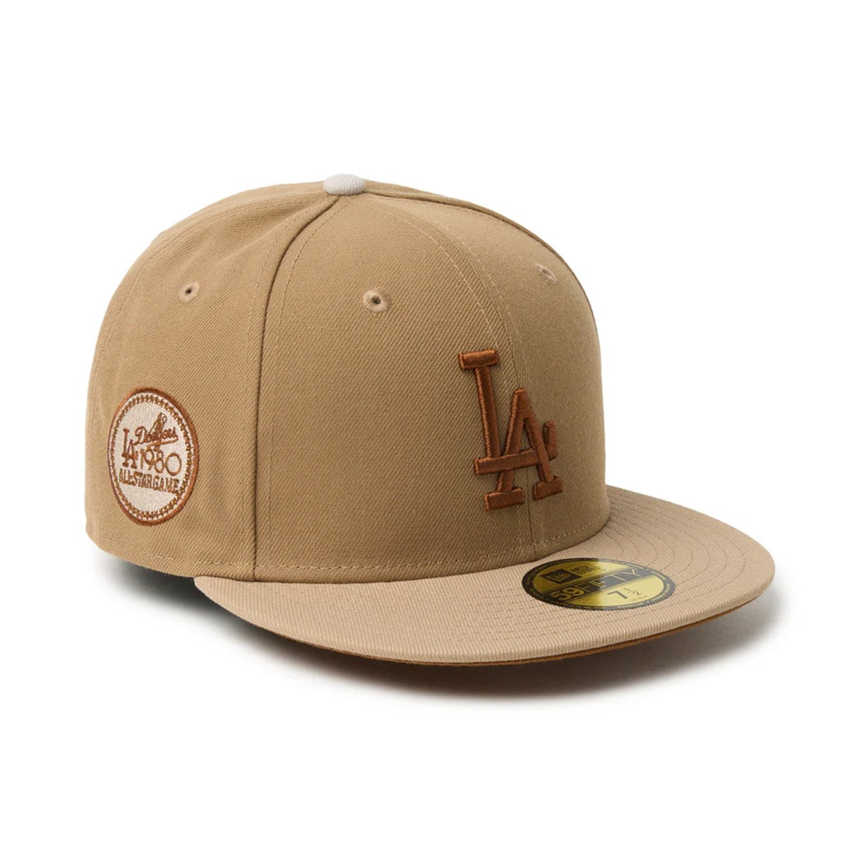 NEW ERA Los Angeles Dodgers - 59FIFTY MLB Camouflage Color KHAKI/CAMEL/STONE 【14745176】