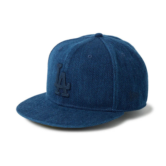 NEW ERA Los Angeles Dodgers - 59FIFTY Aizome 藍染め WASHED INDIGO BLUE【14745177】