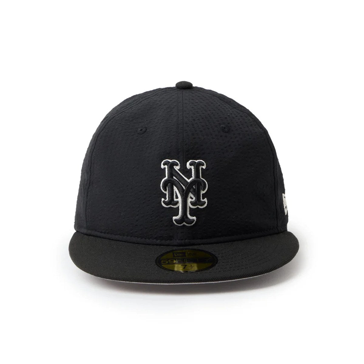 NEW ERA New York Mets - 59FIFTY Soft Buckram MLB Seersucker BLACK 【14745187】