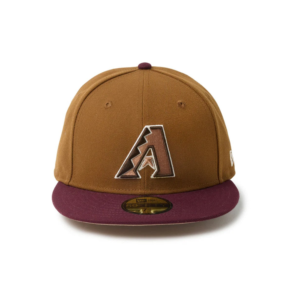NEW ERA Arizona Diamondbacks - 59FIFTY Mocha Mousse Toasted Peanuts/Frosted Burgundy 【14745192】