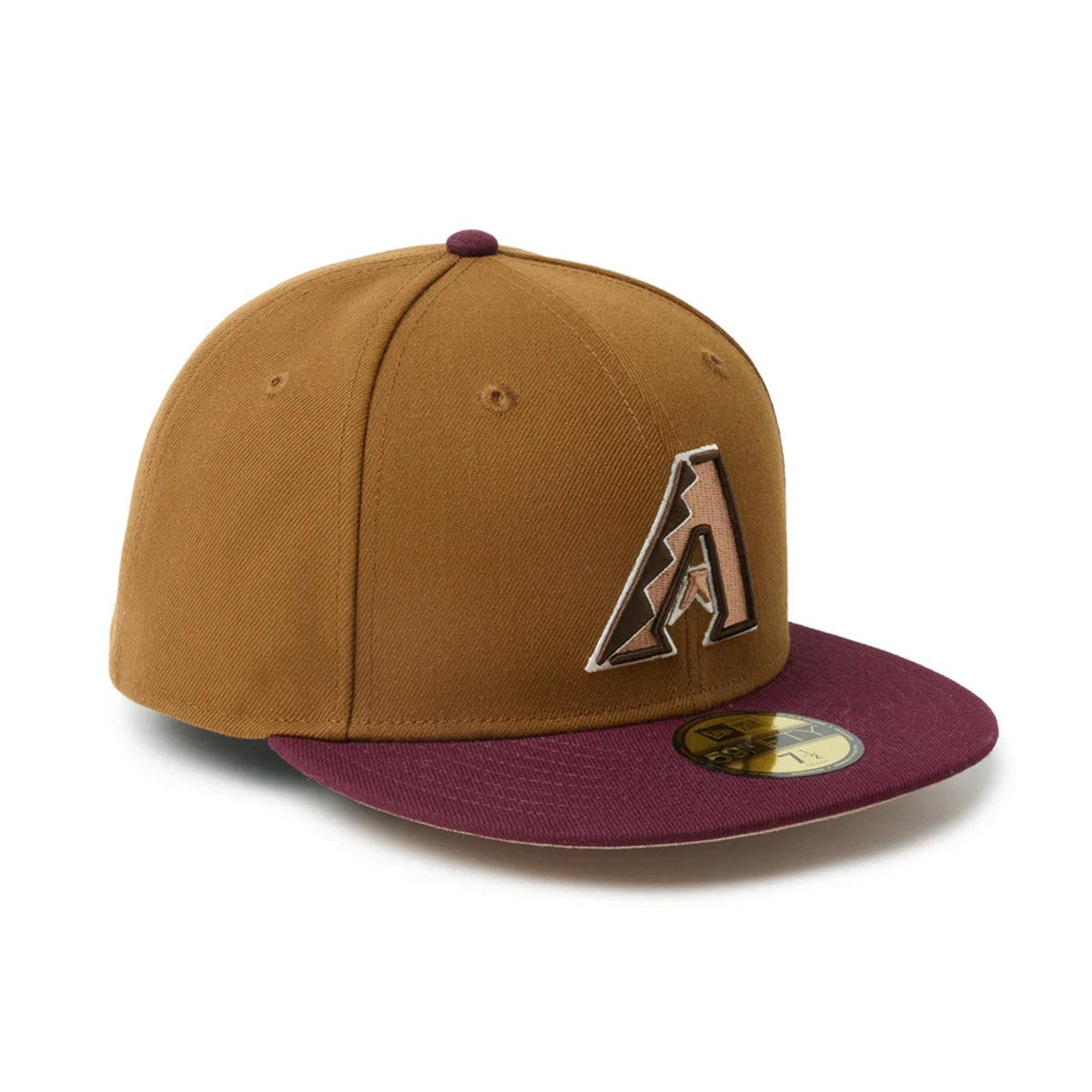 NEW ERA Arizona Diamondbacks - 59FIFTY Mocha Mousse Toasted Peanuts/Frosted Burgundy 【14745192】