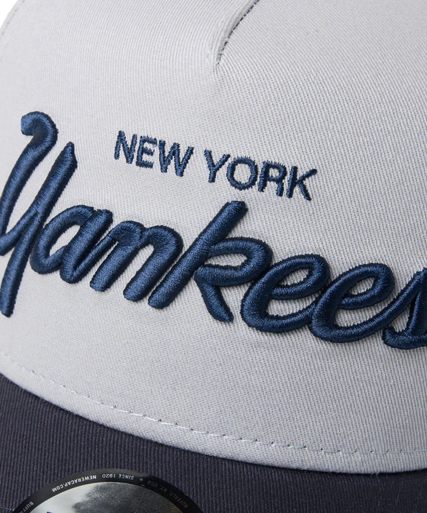NEW ERA New York Yankees - 9FORTY A-Frame GOLF MLB 2-Tone GRAY/NAVY【14747299】