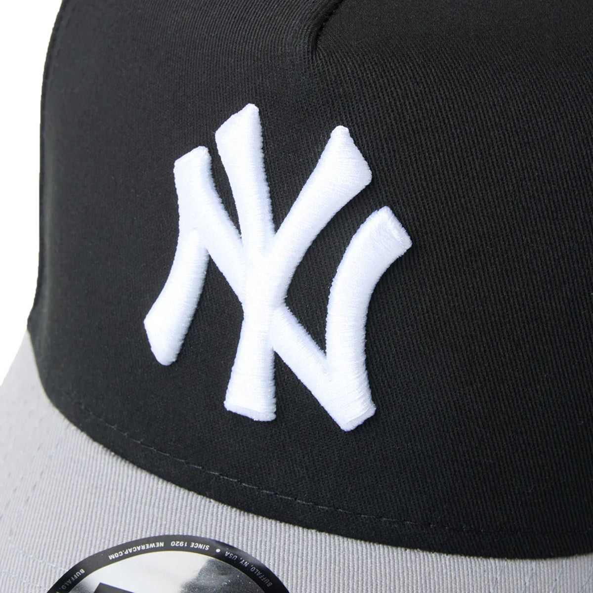NEW ERA New York Yankees - 9FORTY A-Frame MLB 2-Tone BLACK/GRAY 【14747300】