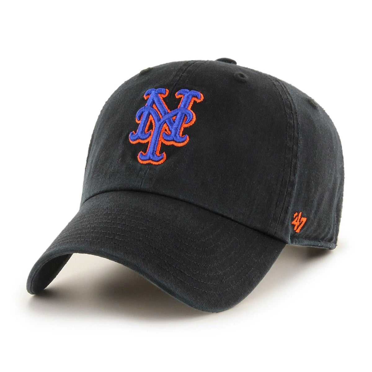 ’47 BRAND New York Mets - CLEAN UP BLACK【14751248 47A B-NLRGW16GWS-BKC】
