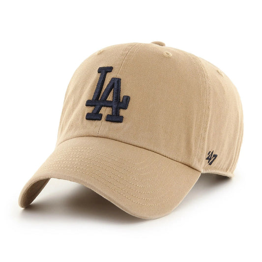 ’47 BRAND Los Angeles Dodgers - CLEAN UP KHAKI/BLACK 【14751256 47A B-NLRGW12GWS-KH47】