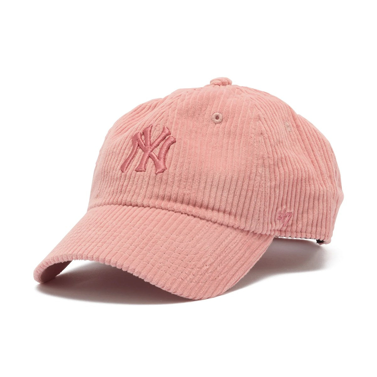 ’47 BRAND New York Yankees - CLEAN UP Mellow Corduroy ROSE QUARTZ 【14858216 47A B-MLOWC17C4S-J1】