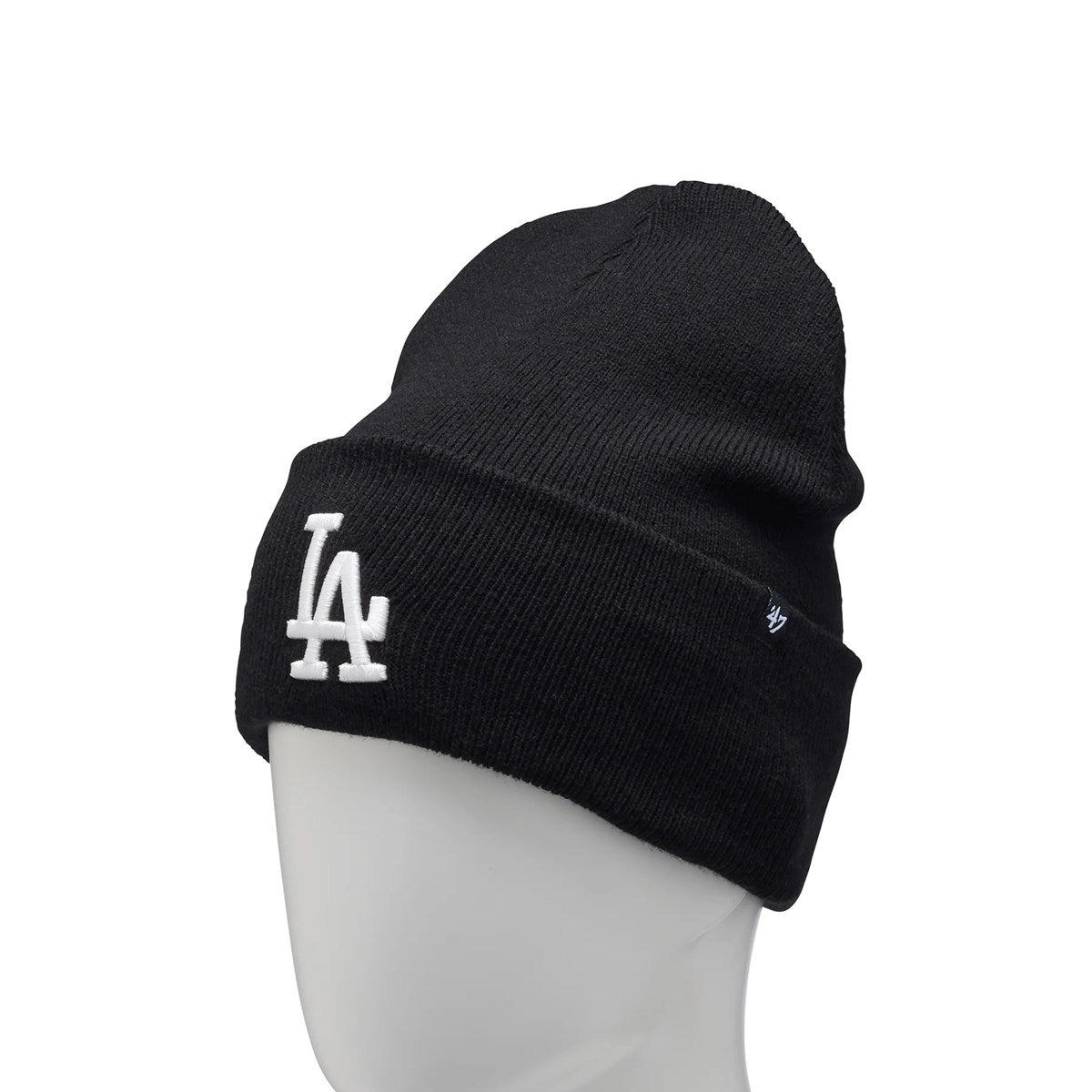 ’47 BRAND Los Angeles Dodgers - CUFF KNIT Haymaker BLACK【14858225 47A B-HYMKR12ACE-BKO】