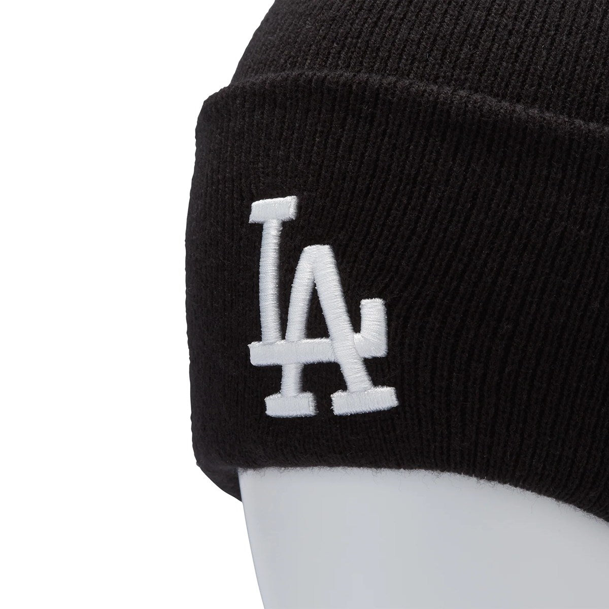 ’47 BRAND Los Angeles Dodgers - CUFF KNIT Haymaker BLACK【14858225 47A B-HYMKR12ACE-BKO】