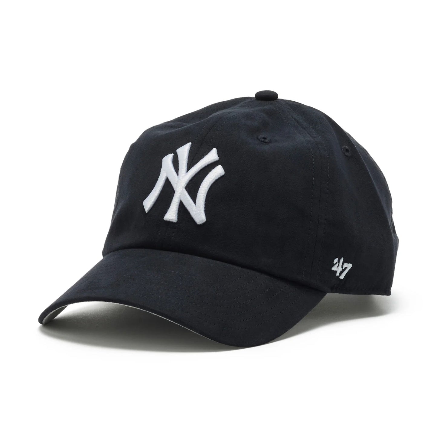 ’47 BRAND New York Yankees - CLEAN UP Ballpark Suede NAVY 【14858247 47A B-BPSDE17USS-NY】