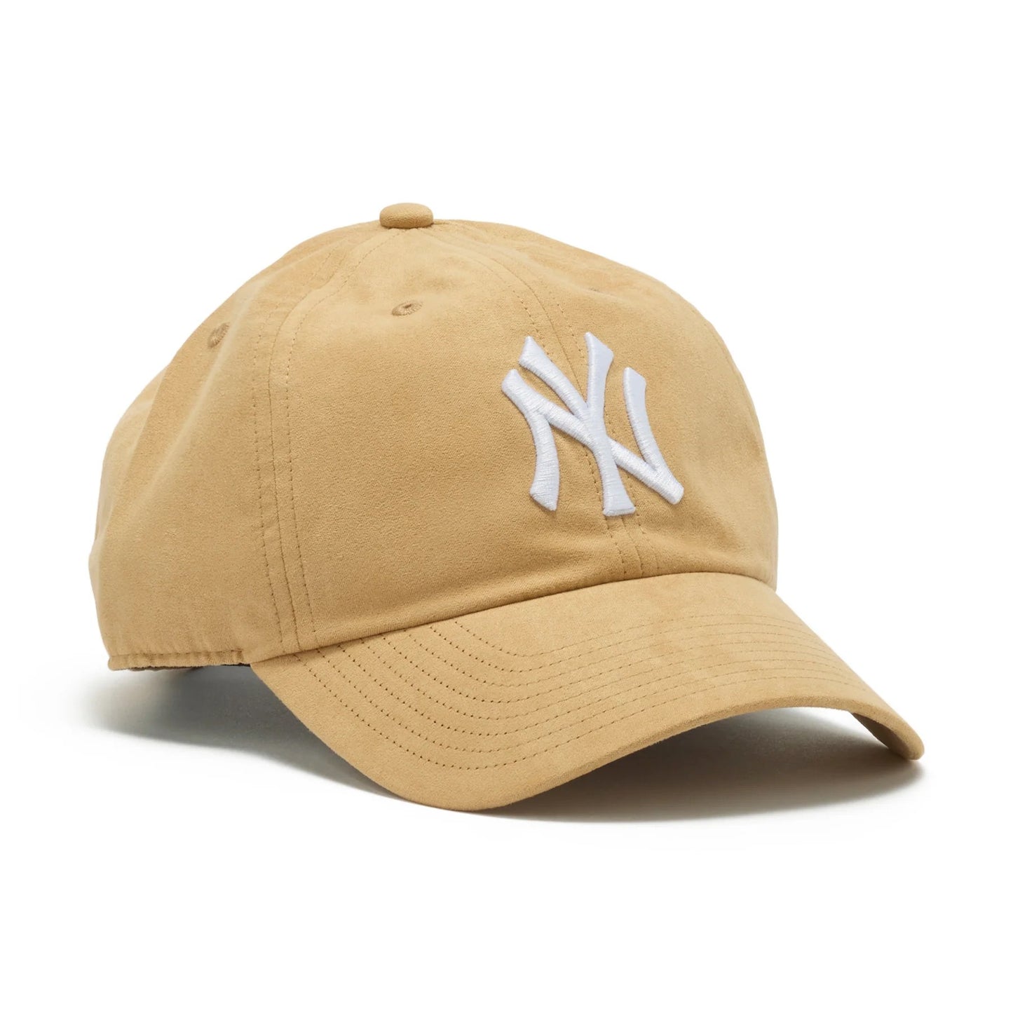 ’47 BRAND New York Yankees - CLEAN UP Ballpark Suede KHAKI 【14858248 47A B-BPSDE17USS-KH】