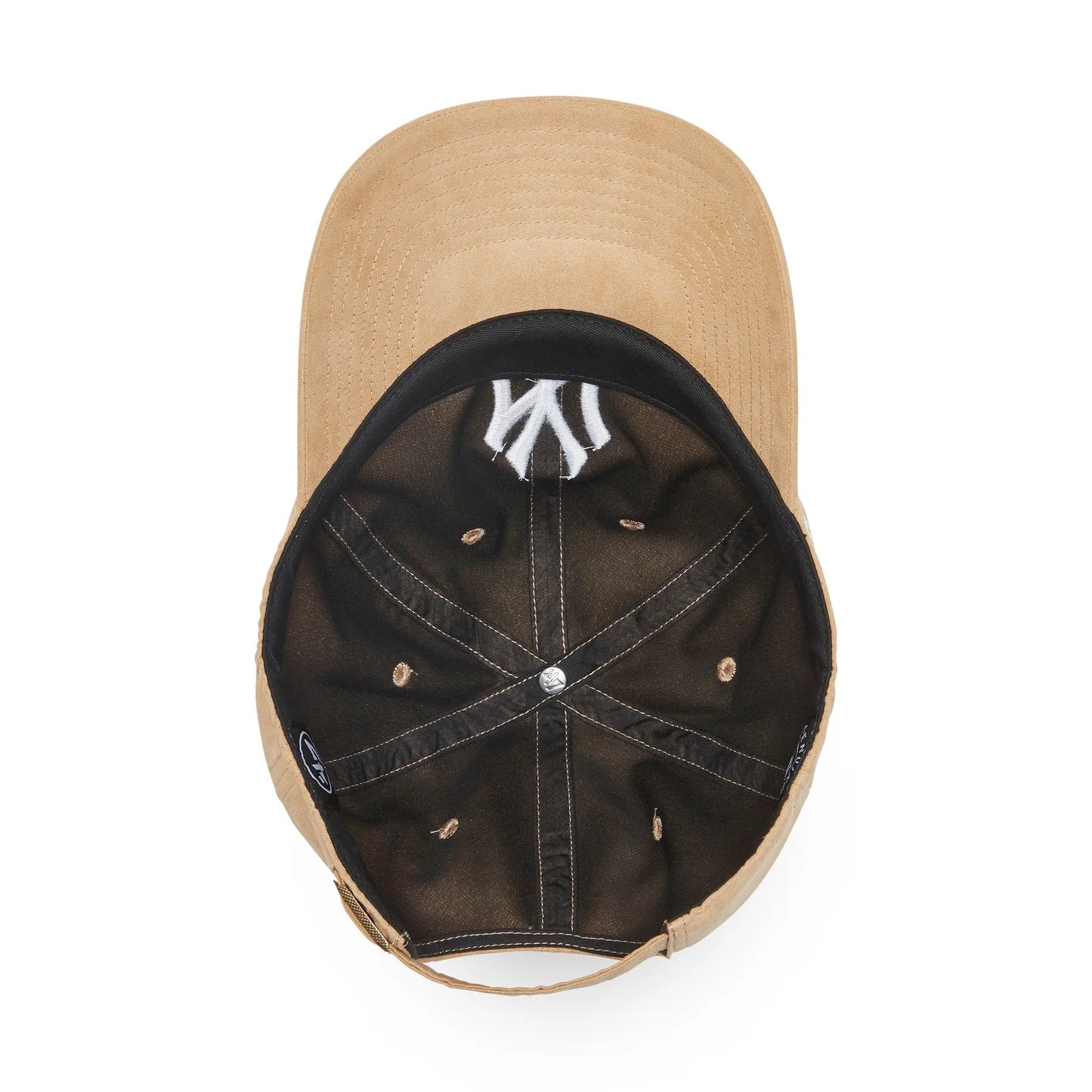’47 BRAND New York Yankees - CLEAN UP Ballpark Suede KHAKI 【14858248 47A B-BPSDE17USS-KH】