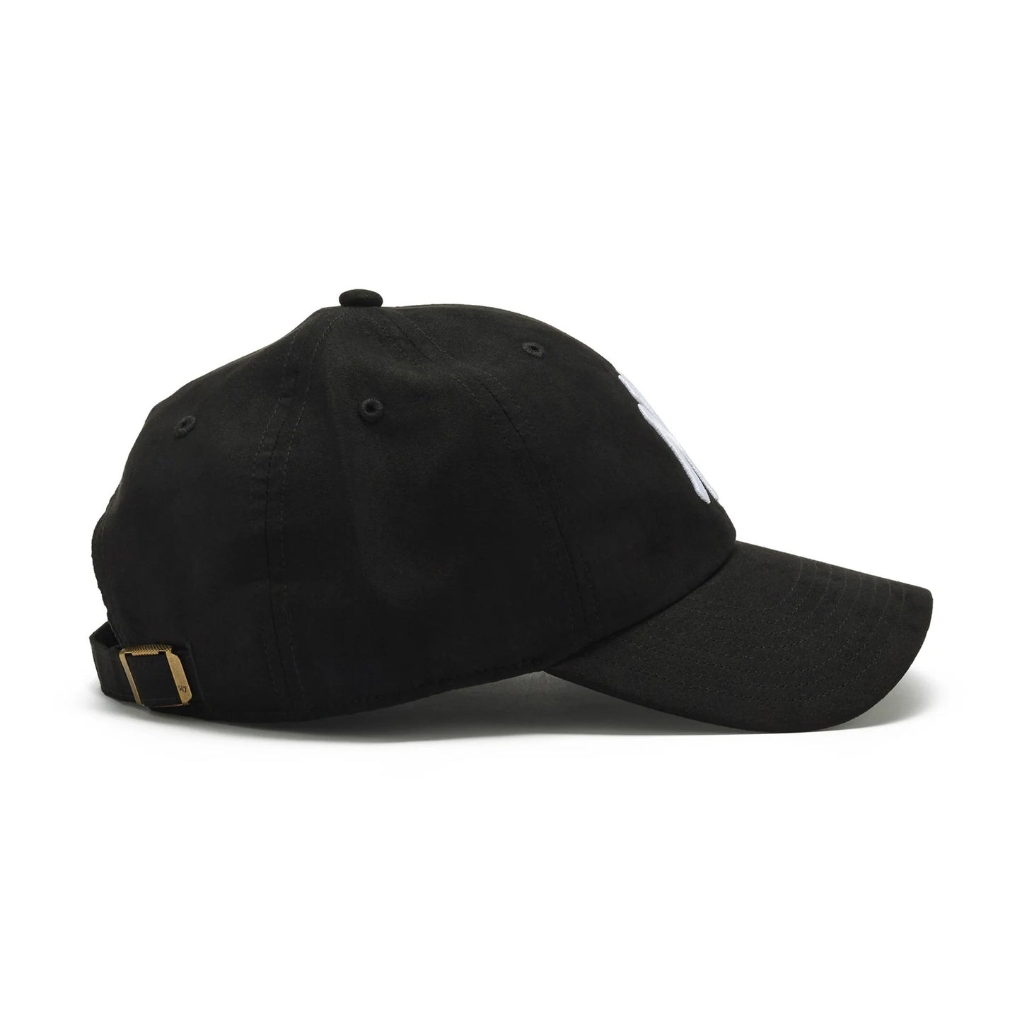 ’47 BRAND New York Yankees - CLEAN UP Ballpark Suede BLACK 【14858249 47A B-BPSDE17USS-BK】