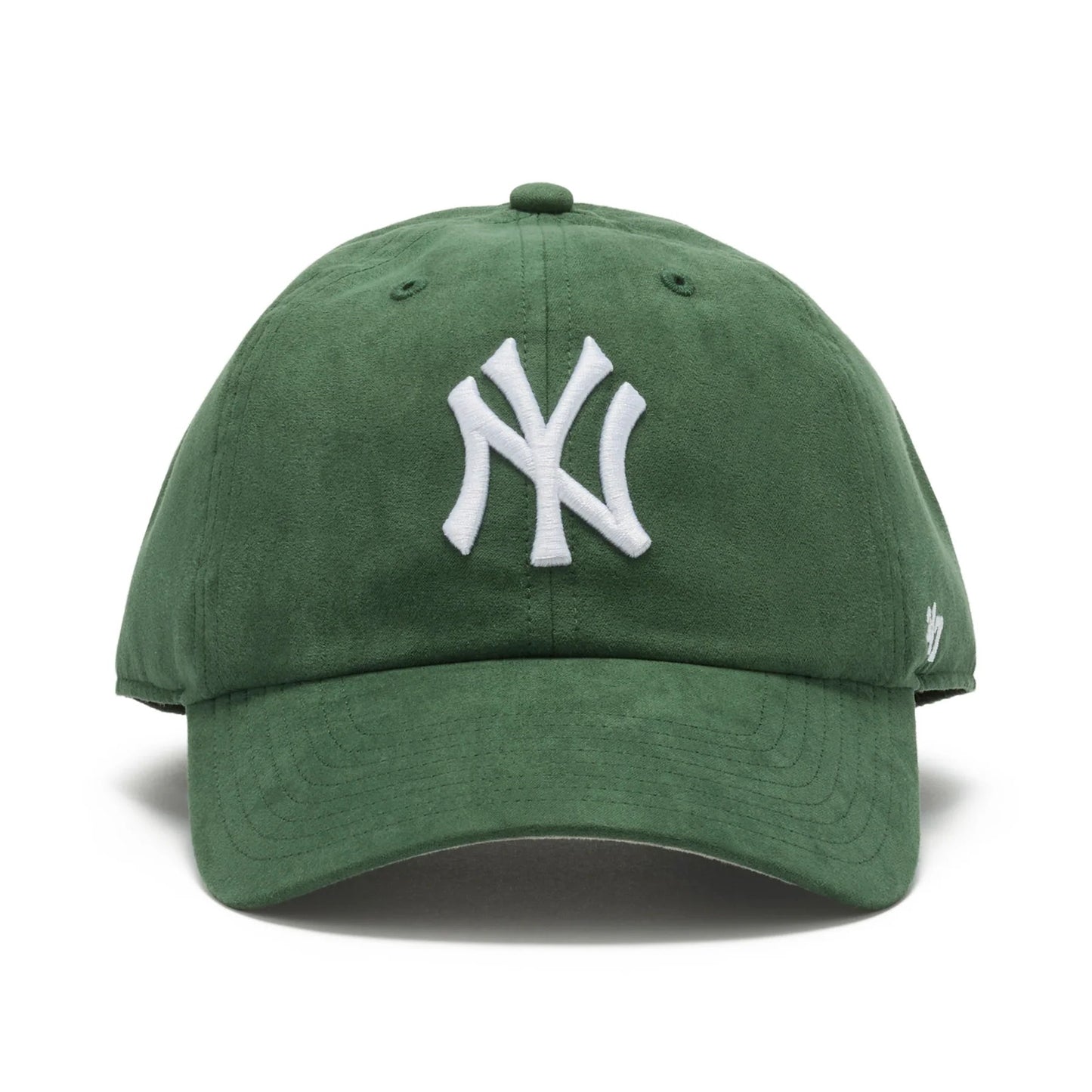 ’47 BRAND New York Yankees - CLEAN UP Ballpark Suede D.GREEN 【14858250 47A B-BPSDE17USS-DG】