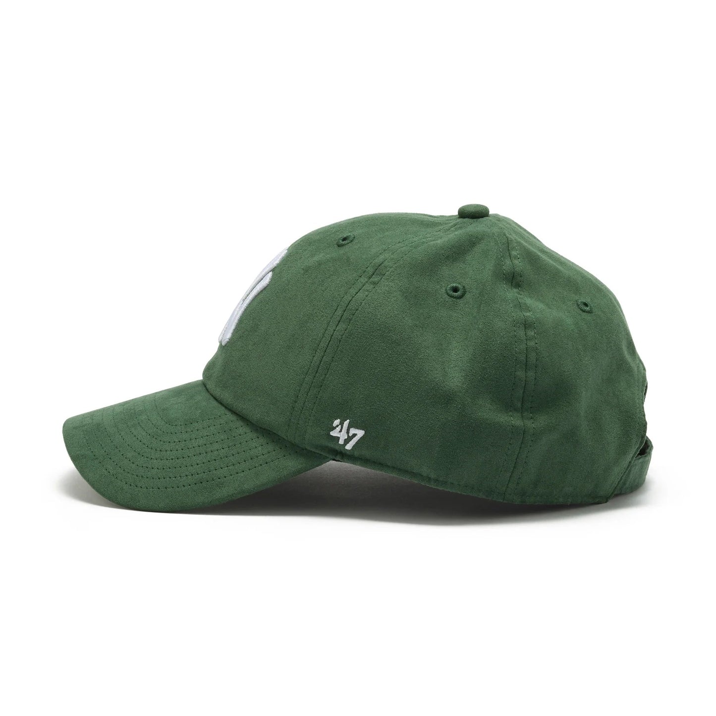 ’47 BRAND New York Yankees - CLEAN UP Ballpark Suede D.GREEN 【14858250 47A B-BPSDE17USS-DG】