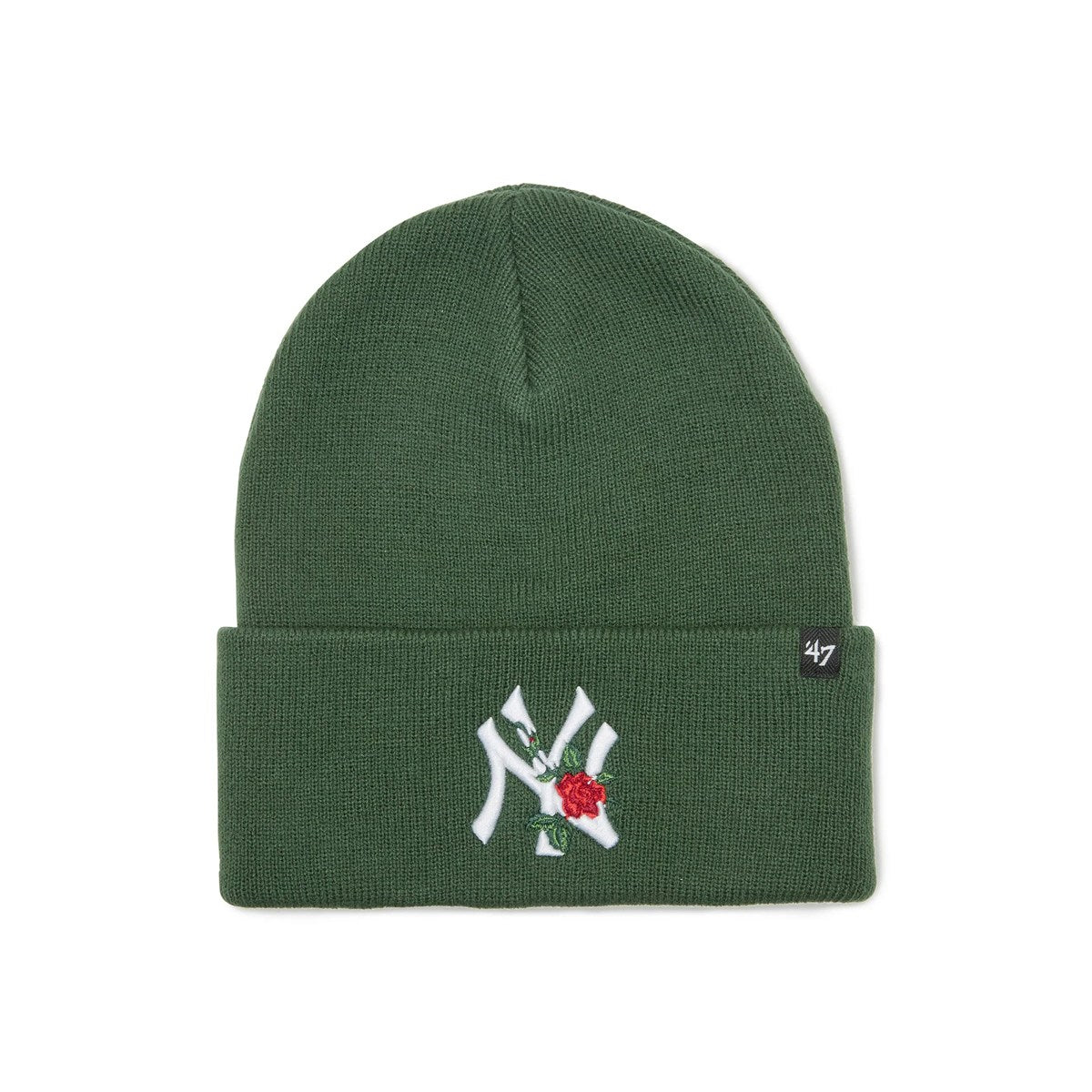 ’47 BRAND New York Yankees - CUFF KNIT Thorn DARK GREEN 【14858252 47A B-THRNK17ACE-DG】