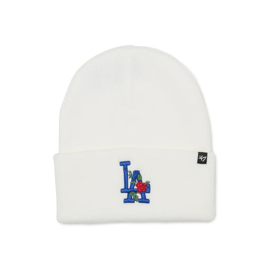 ’47 BRAND Los Angeles Dodgers - CUFF KNIT Thorn WHITE【14858256 47A B-THRNK12ACE-WH】