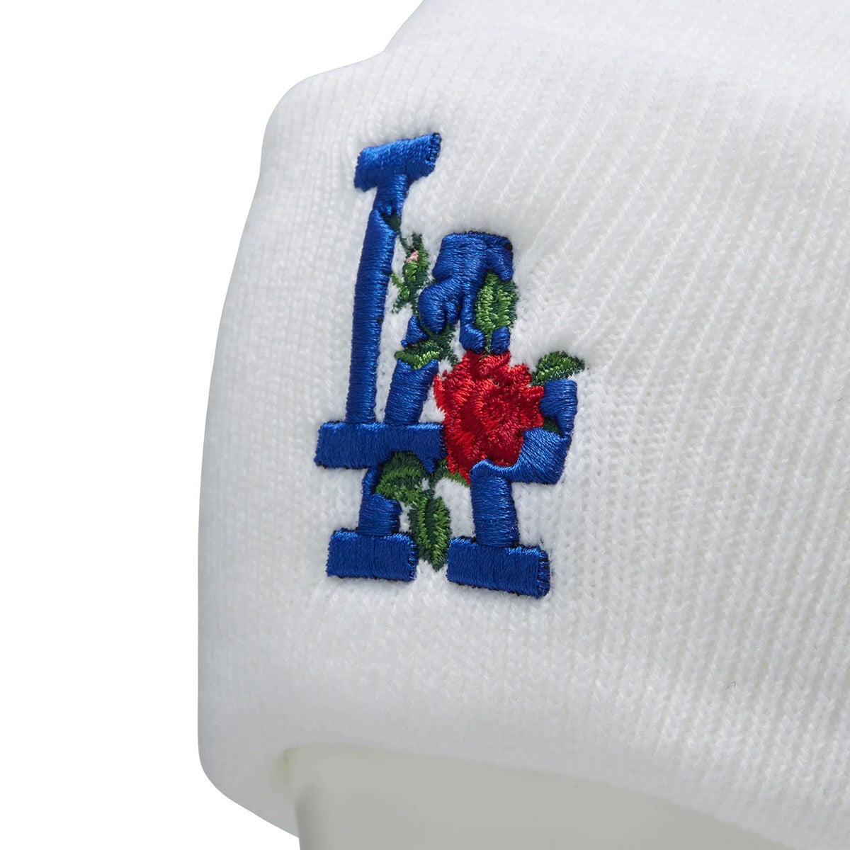 ’47 BRAND Los Angeles Dodgers - CUFF KNIT Thorn WHITE【14858256 47A B-THRNK12ACE-WH】