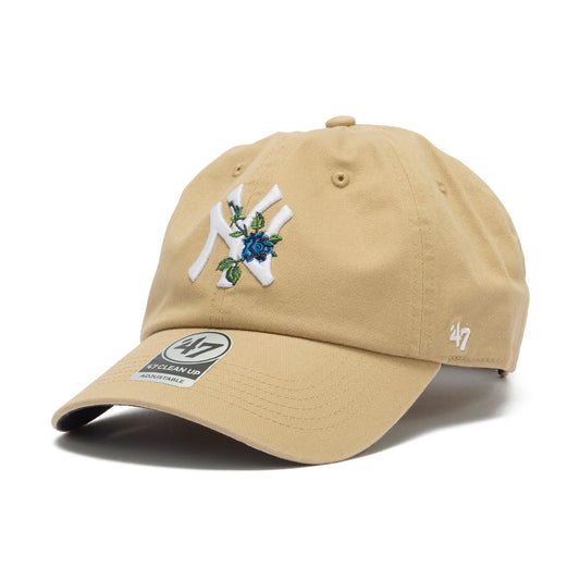 ’47 BRAND New York Yankees - CLEAN UP With Icon KHAKI【14858259 47A B-THRNC17GWS-KHB】