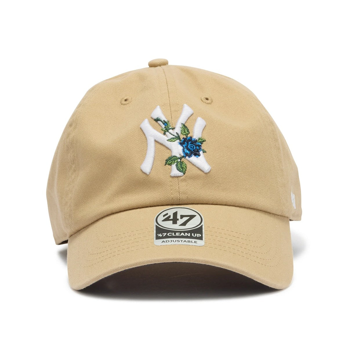 ’47 BRAND New York Yankees - CLEAN UP With Icon KHAKI【14858259 47A B-THRNC17GWS-KHB】