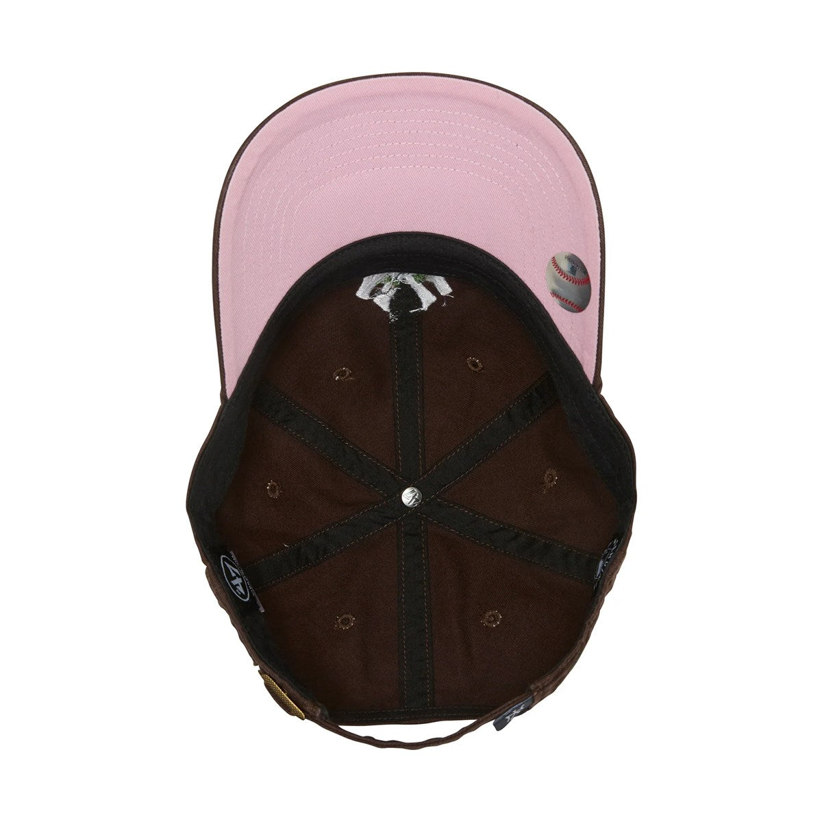 ’47 BRAND New York Yankees - CLEAN UP With Icon KHAKI 【14858260 47A B-THRNC17GWS-BW】