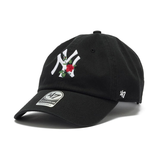 ’47 BRAND New York Yankees - CLEAN UP With Icon BLACK 【14858261 47A B-THRNC17GWS-BKA】