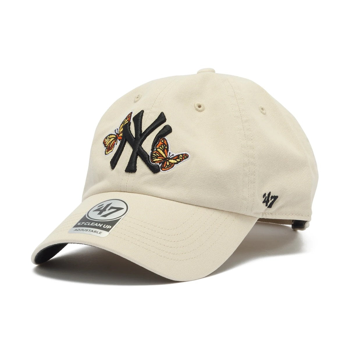 ’47 BRAND New York Yankees - CLEAN UP With Icon BONE 【14858262 47A B-ICACL17GWS-BN】