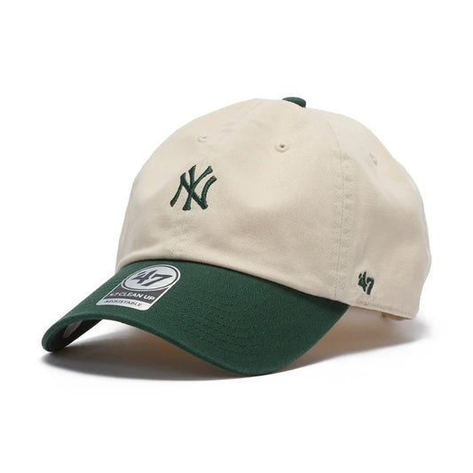 ’47 BRAND New York Yankees - BASE RUNNER TWO TONE NATURAL/DARK FREEN 【14858277 47A B-BSRTT17GWS-NTF】