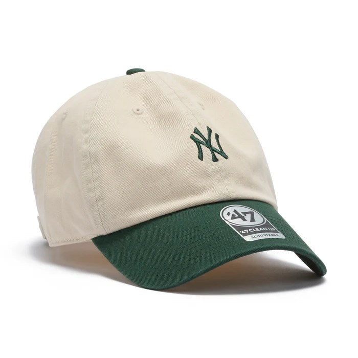 ’47 BRAND New York Yankees - BASE RUNNER TWO TONE NATURAL/DARK FREEN 【14858277 47A B-BSRTT17GWS-NTF】