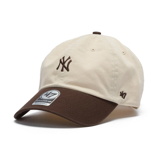 ’47 BRAND New York Yankees - BASE RUNNER TWO TONE NATURAL/BROWN 【14858278 47A B-BSRTT17GWS-NTE】