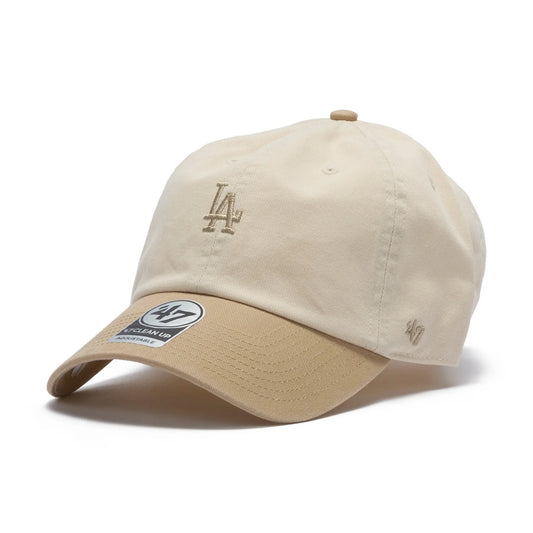 ’47 BRAND Los Angels Dogers - BASE RUNNER TWO TONE NATURAL/KHAKI 【14858279 47A B-BSRTT12GWS-NTB】