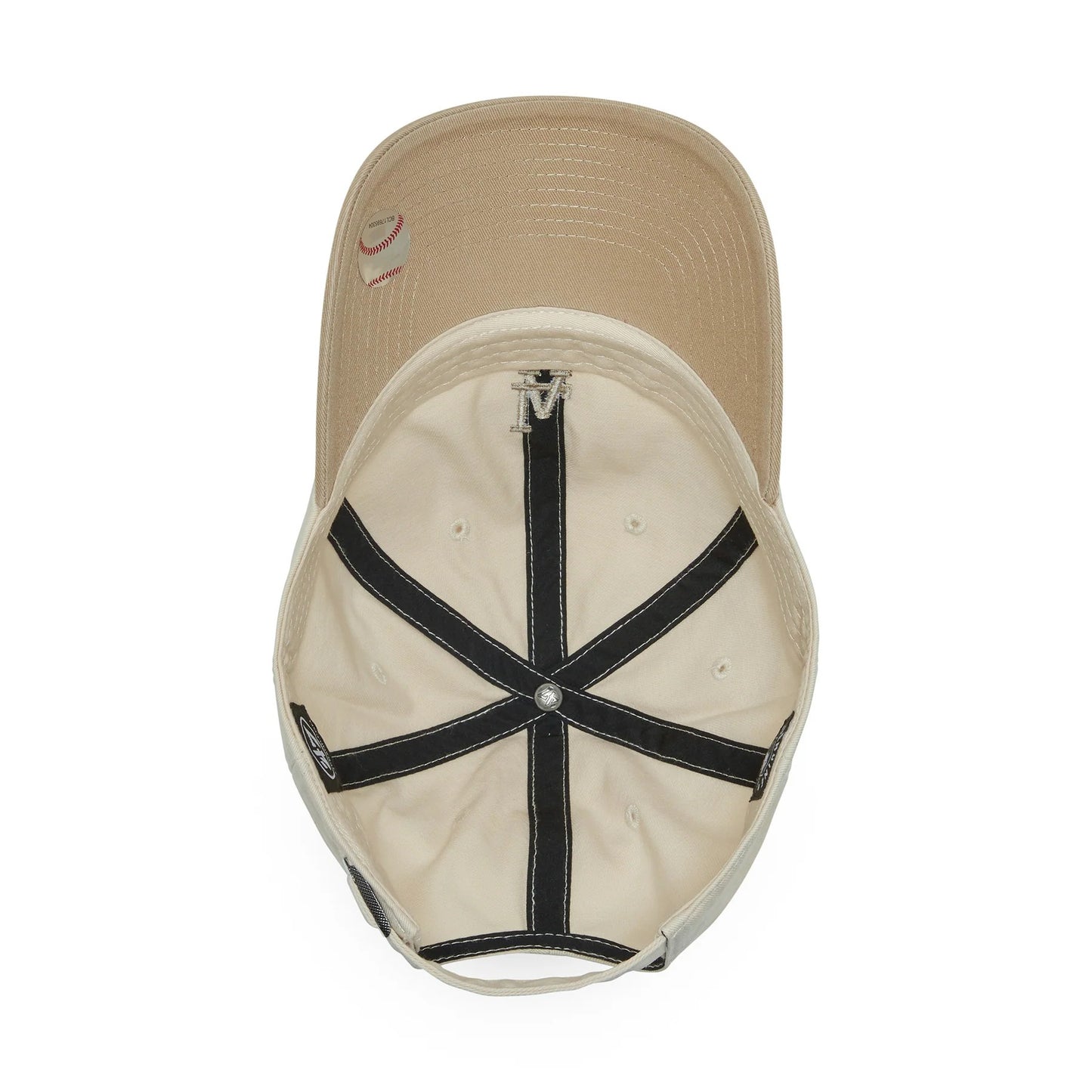 ’47 BRAND Los Angels Dogers - BASE RUNNER TWO TONE NATURAL/KHAKI 【14858279 47A B-BSRTT12GWS-NTB】