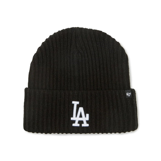 ’47 BRAND Los Angeles Dodgers - CUFF KNIT Harbor BLACK 【14858283 47A B-HRBRC12ACE-BKA】