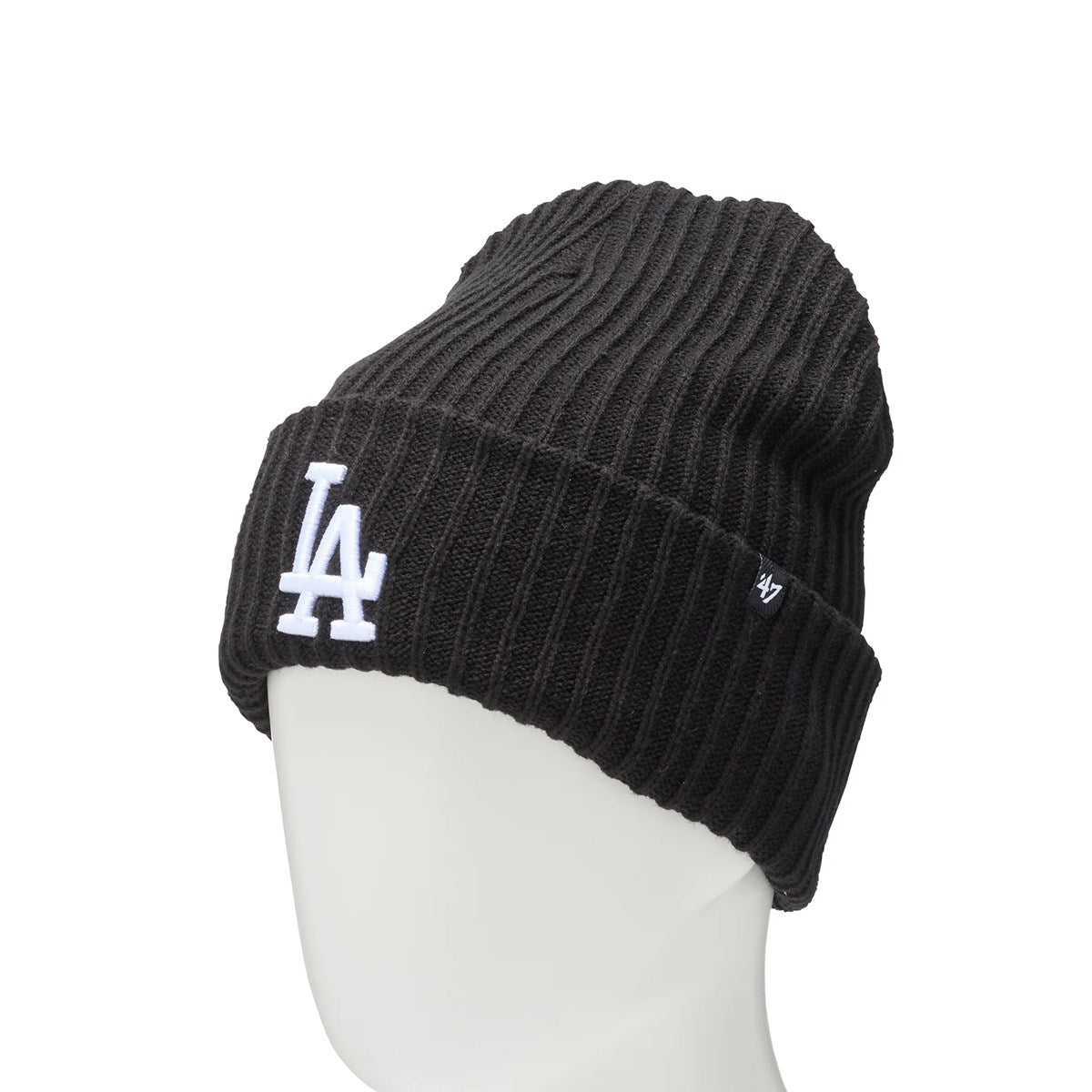 ’47 BRAND Los Angeles Dodgers - CUFF KNIT Harbor BLACK 【14858283 47A B-HRBRC12ACE-BKA】