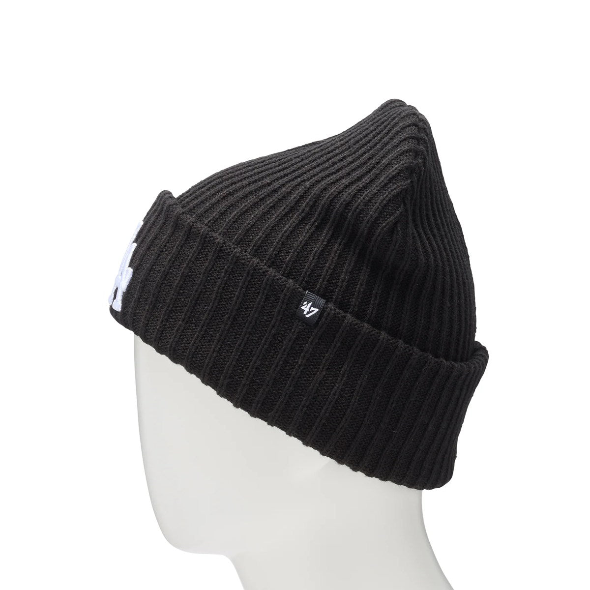 ’47 BRAND Los Angeles Dodgers - CUFF KNIT Harbor BLACK 【14858283 47A B-HRBRC12ACE-BKA】