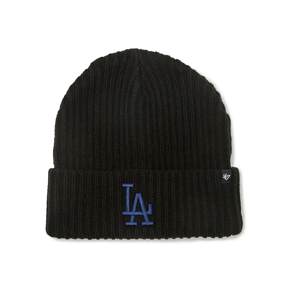 ’47 BRAND Los Angeles Dodgers - CUFF KNIT Harbor BLACK/BLUE【14858285 47A B-HRBRC12ACE-BK】