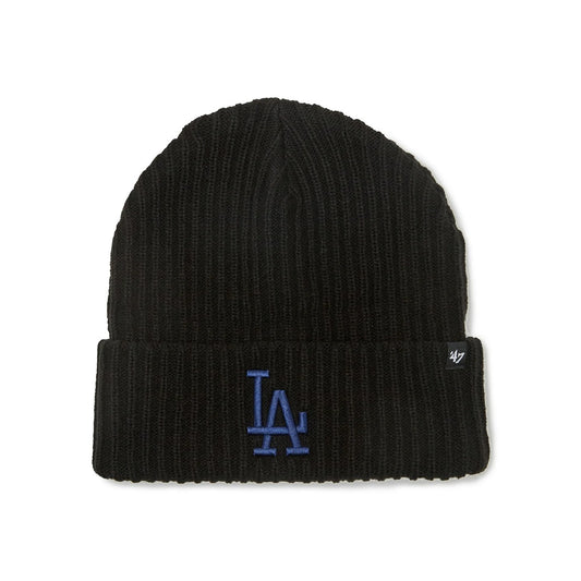 ’47 BRAND Los Angeles Dodgers - CUFF KNIT Harbor BLACK/BLUE【14858285 47A B-HRBRC12ACE-BK】
