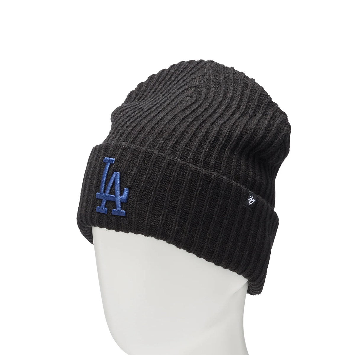 ’47 BRAND Los Angeles Dodgers - CUFF KNIT Harbor BLACK/BLUE【14858285 47A B-HRBRC12ACE-BK】