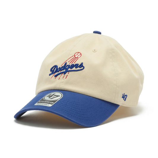 ’47 BRAND Los Angeles Dodgers - CLEAN UP Cooperstown BONE/ROYAL 【14858289 47A BCPTN-NLTRG12GWS-NT58】